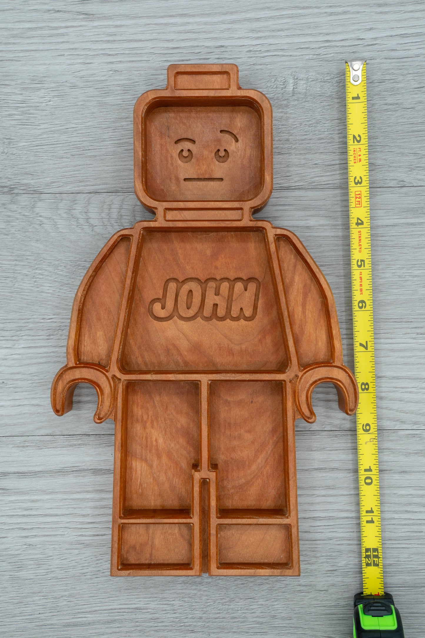 Brick Man Catchall Tray | For Storage or Sorting | Unique Gift | One-of-a-kind and Serial Numbered