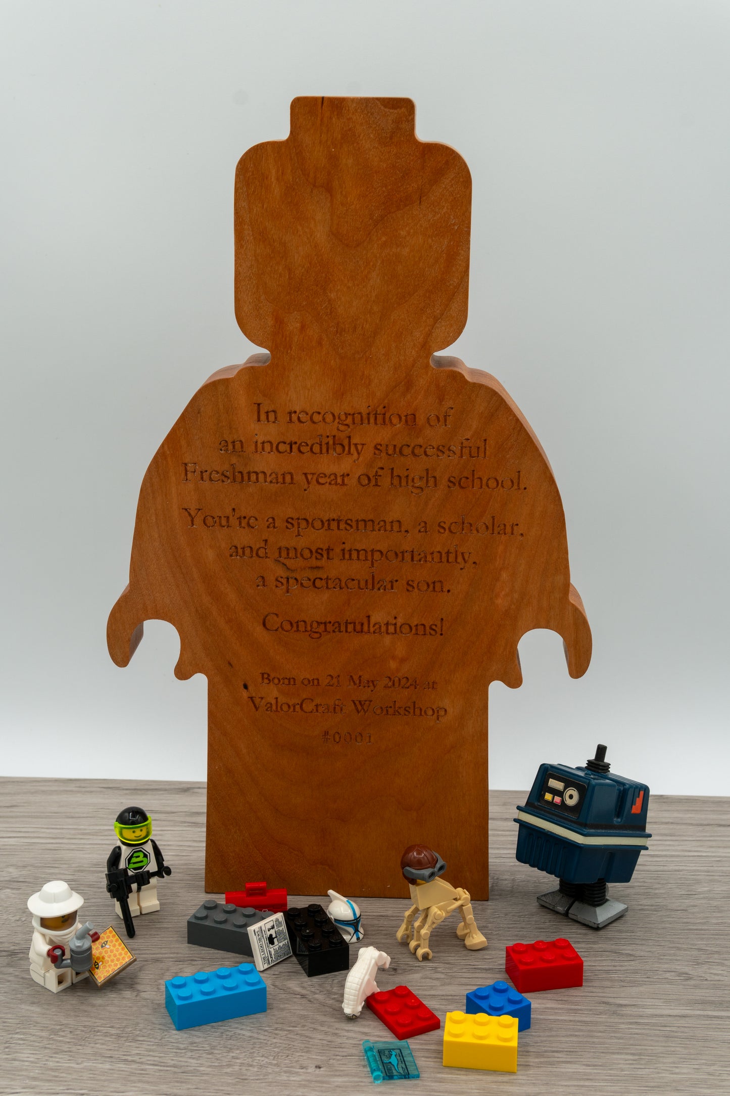 Brick Man Catchall Tray | For Storage or Sorting | Unique Gift | One-of-a-kind and Serial Numbered
