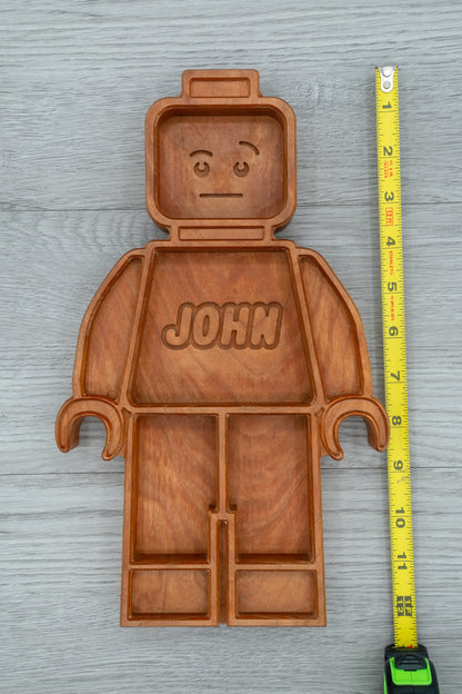 Brick Man Catchall Tray | For Storage or Sorting | Unique Gift | One-of-a-kind and Serial Numbered