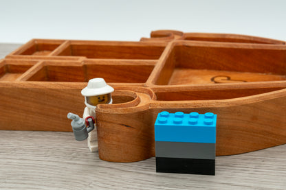 Brick Man Catchall Tray | For Storage or Sorting | Unique Gift | One-of-a-kind and Serial Numbered